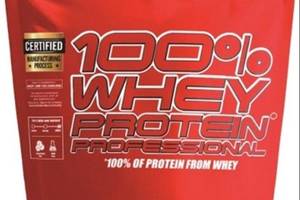 Протеин Scitec Nutrition 100% Whey Protein Professional 500 g /16 servings/ Kiwi Banana