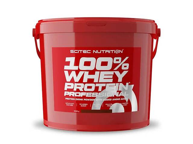 Протеин Scitec Nutrition 100% Whey Protein Professional 5000 g /160 servings/ Strawberry
