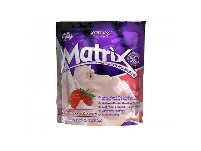 Протеин Syntrax Matrix 5.0 2270 g /76 servings/ Strawberry Cream