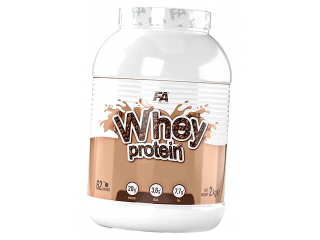 Протеин сывороточный Fitness Authority Wellness Whey Protein 2000 г Капучино (29113018)