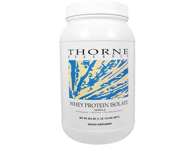 Протеин Thorne Research Whey Protein Isolate 807 g /27 servings/ Vanilla