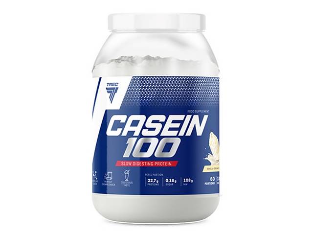 Протеїн Trec Nutrition Casein 100 1800 g /60 servings/ Vanilla Cream