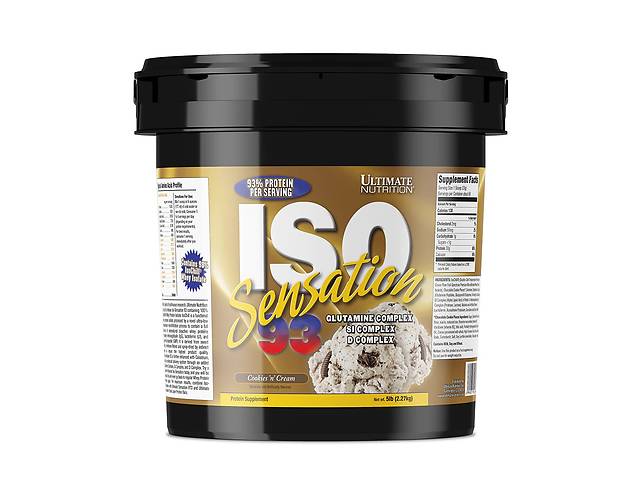 Протеин Ultimate Nutrition Iso Sensation 93 2270 g /71 servings/ Cookies Cream