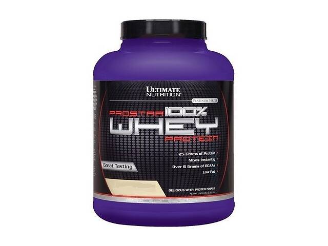 Протеин Ultimate Nutrition Prostar 100% Whey Protein 2390 g /80 servings/ Vanilla