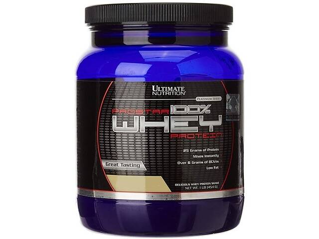 Протеин Ultimate Nutrition Prostar 100% Whey Protein 454 g /15 servings/ Vanilla