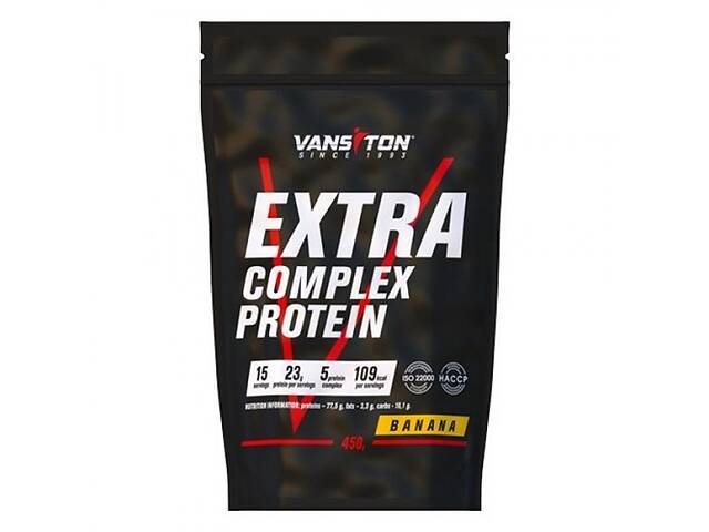 Протеин Vansiton Extra Complex Protein 450 g /15 servings/ Banana