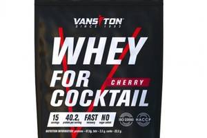 Протеин Vansiton Whey For Coctail 900 g /15 servings/ Cherry