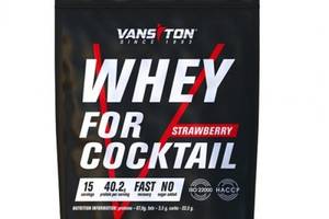 Протеин Vansiton Whey For Coctail 900 g /15 servings/ Strawberry