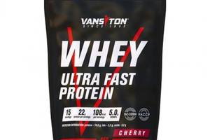 Протеин Vansiton Whey Ultra Fast Protein 450 g /15 servings/ Cherry