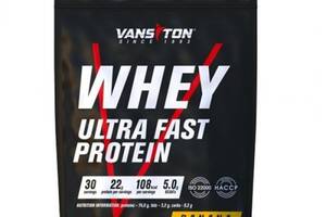 Протеин Vansiton Whey Ultra Fast Protein 900 g /30 servings/ Banana