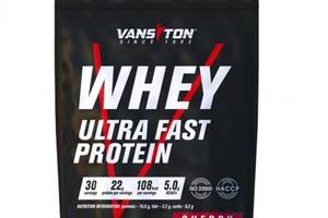 Протеин Vansiton Whey Ultra Fast Protein 900 g /30 servings/ Cherry