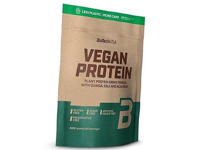 Протеїн Веганський, Vegan Protein, BioTech (USA) 2000г Лісовий горіх (29084019)