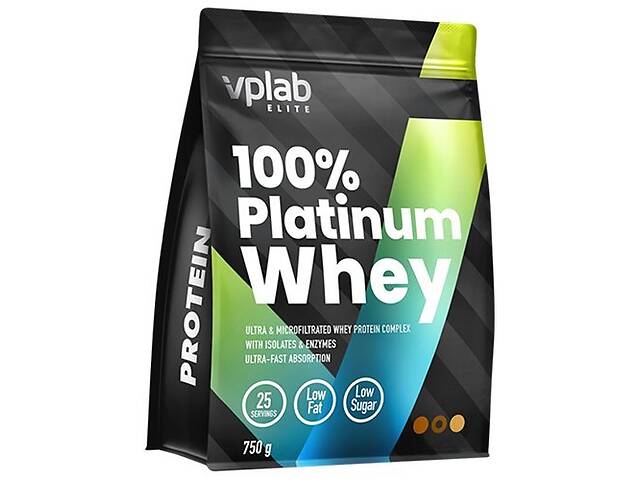 Протеин из молока коров травяного откорма 100% Platinum Whey VP laboratory 750г Шоколад (29099001)
