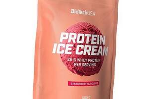 Протеиновое мороженое Protein Ice Cream BioTech (USA) 500г Клубника (05084010)