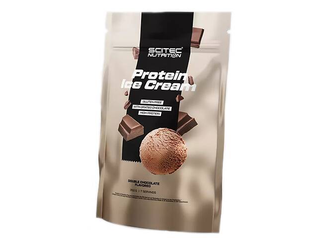 Протеиновое мороженое Protein Ice Cream Scitec Nutrition 350г Двойной шоколад (05087007)