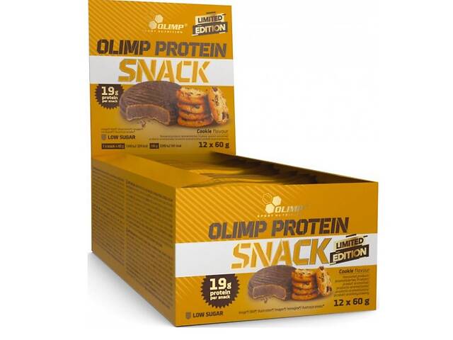 Протеиновый батончик Olimp Nutrition Protein Snack 12 х 60 g Cookies