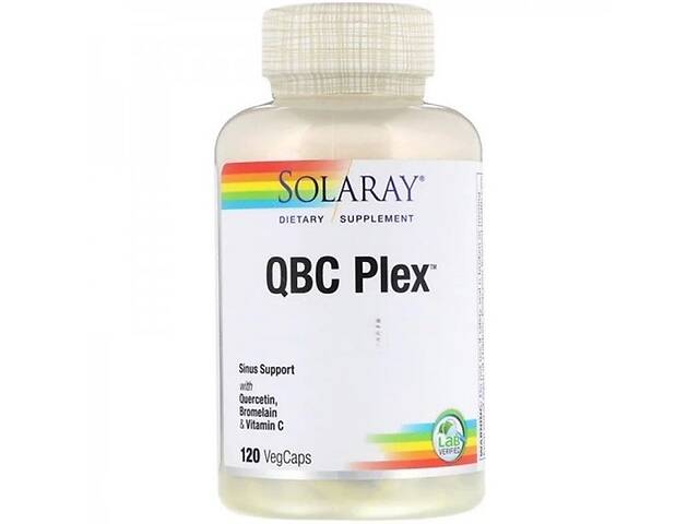 Противоаллергический комплекс Solaray QBC Plex 120 Veg Caps
