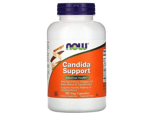 Противогрибковый препарат NOW Foods Candida Support 180 Veg Caps