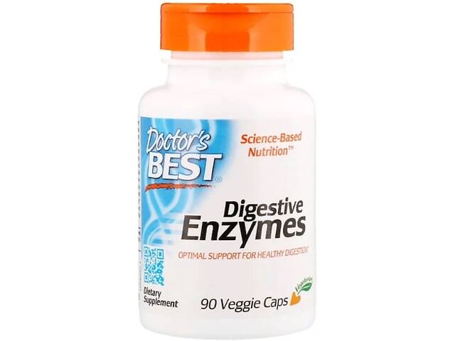 Пищеварительные ферменты Doctor's Best Digestive Enzymes 90 Veg Caps DRB-00047