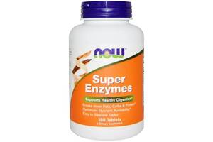 Пищеварительные ферменты NOW Foods Super Enzymes 180 Tabs