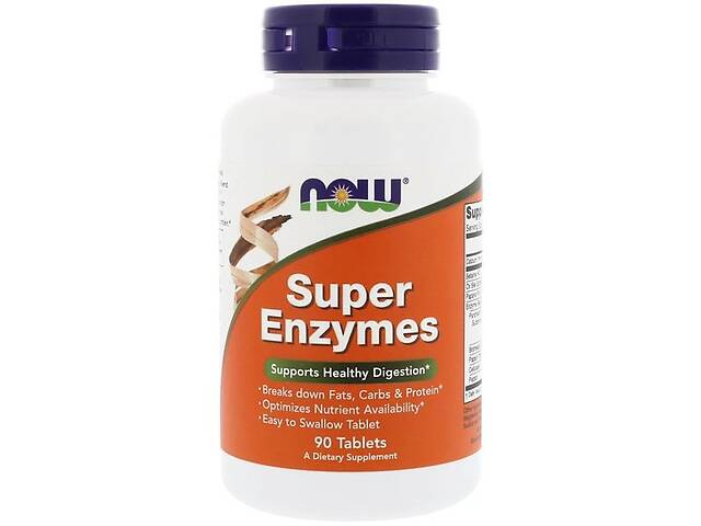 Пищеварительные ферменты NOW Foods Super Enzymes 90 Tabs