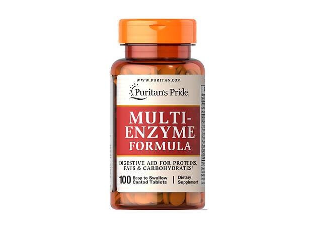 Пищеварительные ферменты Puritan's Pride Multi Enzyme 100 Tabs