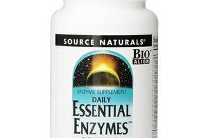 Пищеварительные ферменты Source Naturals Essential Enzymes 500 mg 60 Caps
