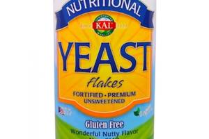 Пивные дрожжи KAL Nutritional Yeast Flakes, 12 oz 340 g /17 servings/ Unsweetened CAL-38000