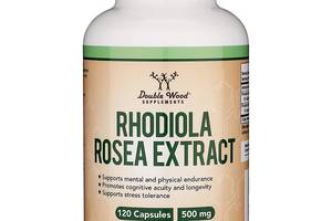 Радиола Double Wood Rhodiola Rosea Extract 500 mg 120 Caps