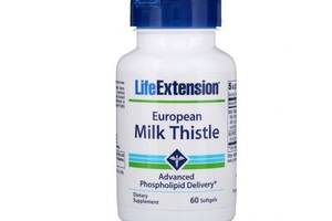 Расторопша Life Extension European Milk Thistle 60 Caps