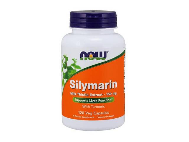 Расторопша NOW Foods Silymarin Milk Thistle 150 mg 120 Veg Caps