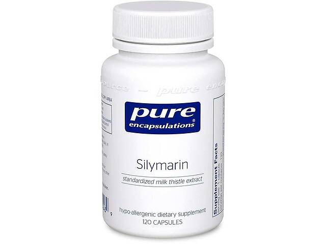 Расторопша Pure Encapsulations Silymarin 250 mg 120 Caps PE-00243