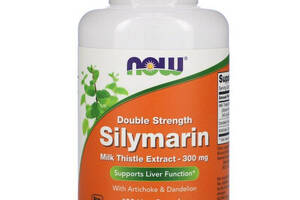 Расторопша силимарин (Silymarin) Now Foods экстракт двойная сила 300 мг 100 вегетарианских капсул