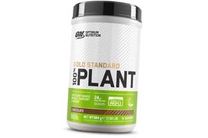 Растительный протеин 100% Plant Gold Standard Optimum nutrition 700г Шоколад (29092019)