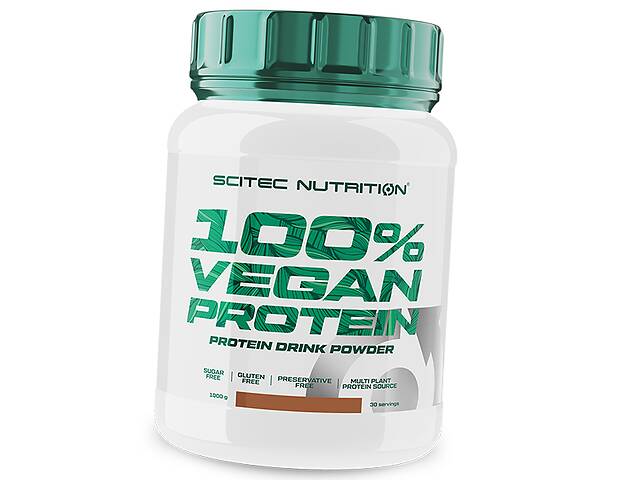 Растительный Протеин для веганов 100% Vegan Protein Scitec Nutrition 1000г Ваниль (29087034)