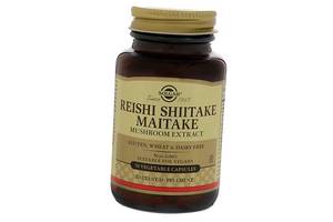 Reishi Shiitake Maitake Mushroom Extract Solgar 50вегкапс (71313029)