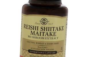 Reishi Shiitake Maitake Mushroom Extract Solgar 50вегкапс (71313029)