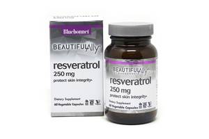 Ресвератрол Bluebonnet Nutrition Resveratrol 250 mg 60 Veg Caps BLB0877