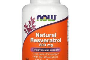Ресвератрол NOW Foods Resveratrol 200 mg 120 Veg Caps
