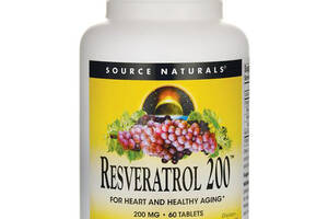 Ресвератрол Source Naturals Resveratrol 200 мг 60 таблеток (SN2293)