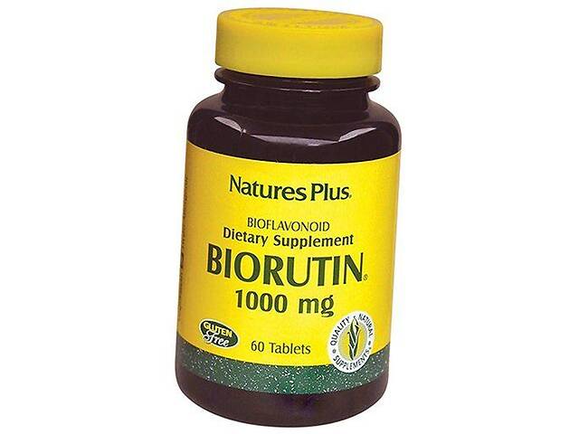 Рутин с Биофлавоноидами Biorutin 1000 Nature's Plus 60таб (70375002)