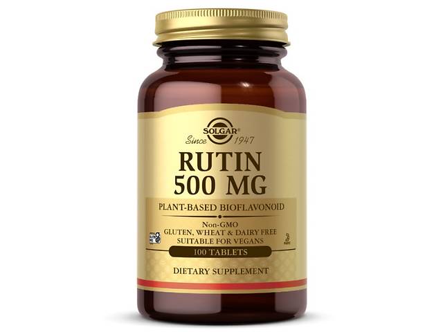 Рутин Solgar Rutin 500 mg 100 Tabs