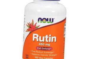 Рутін Вітамін Р Rutin 450 Now Foods 100вегкапс (70128019)