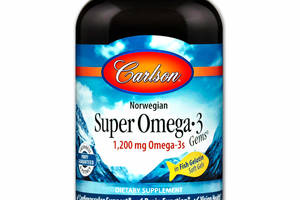 Рыбий жир Carlson Labs Super Omega-3 180 капсул (10193)