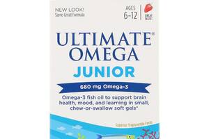Рыбий жир Nordic Naturals Ultimate Omega Junior 680 мг 90 Капсул (NOR01798)