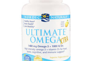 Рыбий жир Nordic Naturals Ultimate Omega Lemon 1000 мг 60 Капсул (NOR01799)