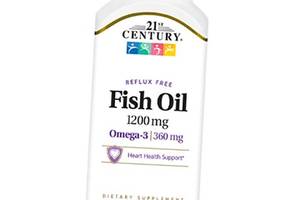 Рыбий жир Омега 3 для сердца Fish Oil 1200 21st Century 90гелкапс (67440006)