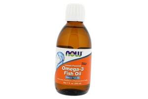 Рыбий жир Омега 3 Omega-3 Fish Oil Now Foods 200мл Лимон (67128008)