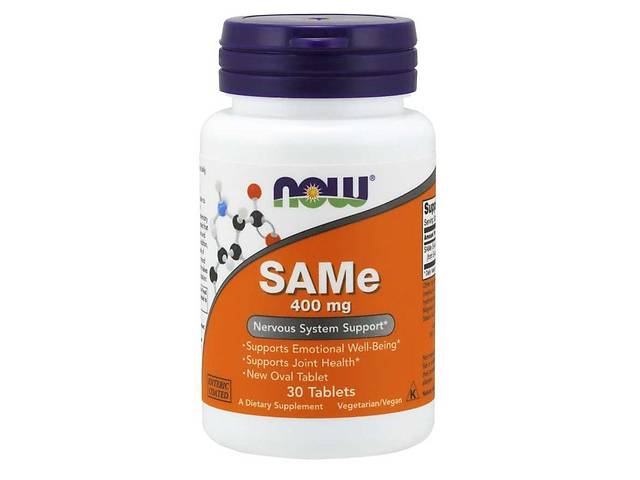 SAM-e / S-Аденозилметионин Now Foods 400 мг 30 таблеток (NF0139)