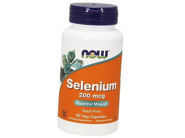Селен Бездрожжевой L-Селенометионин Selenium 200 Now Foods 90вегкапс (36128090)
